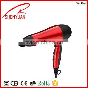 Fashion style hair drier Pro salon hair dryer Quiet and long life ionic ac motor 2300w