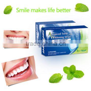 14Pairs/Box Teeth Whitening Strips Gel Care Oral Dental Bleaching Tooth Strips