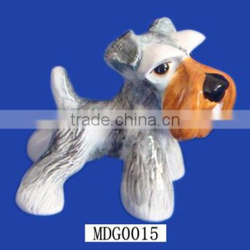 Hand Made Vintage Ceramic Dog Figurine Terrier