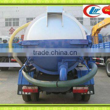 dongfeng 5000L fecal sucking truck, fecal suction truck,vacuum sucking truck