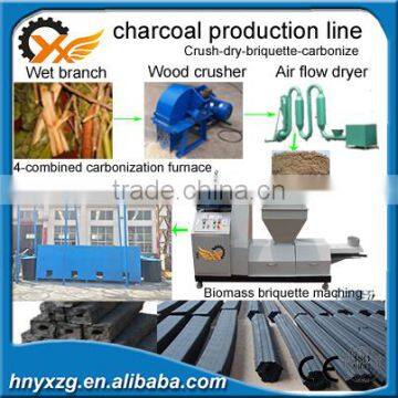 Durable and Low Investment Wood Charcoal Briquette Production Line for Wood Charcoal Factory photo-3