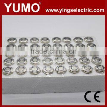 LA16JSF-11E 16mm Momentary/alternate Stanless Steel Blue 3A/250VAC 5 Pin Metal Button Push Button Switch photo-2