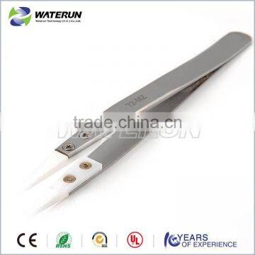 71MZ 130mm ceramic tweezers with point ceramic tip