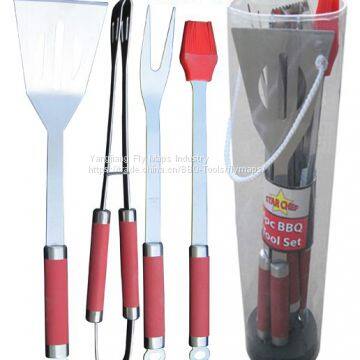 4 Pcs Stainless Steel BBQ Tools for Barbecue Set photo-2