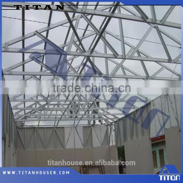 Low Cost Flat Roof Truss Structure for Buildings