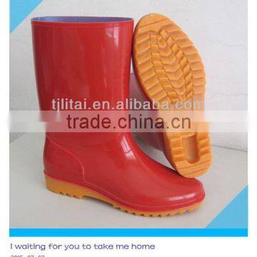 comfortable pvc safety rain boots