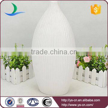 YSv0149-01 White Color Home Decorational Flower Vase