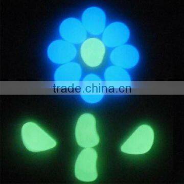 Aquarium Decorative Color Stone / Glow in the Dark Pebble Stone photo-2