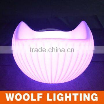 Lovely Plastic Color Changing Design LED Single Sofa With Texture photo-5