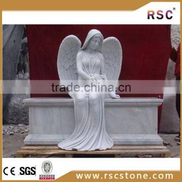 pupolar angel design granite tombstone