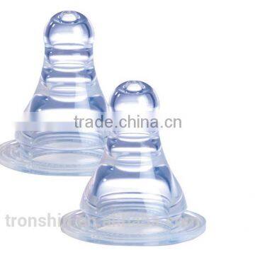 Food Grade Factory Price Non-toxic Transparent Baby Nipples