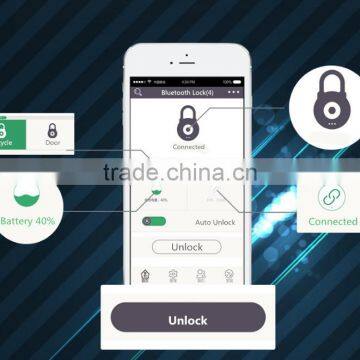 Smart Anti-theft Bluetooth Bicycle Lock, Fashion Horseshoe Design Bicycle Electric Lock With Alarm For Wholesale photo-6