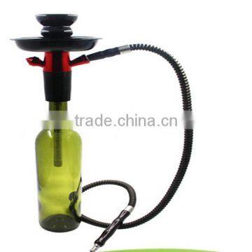 2015 New design portable hookah /wine bottles hookah shisha with in stock