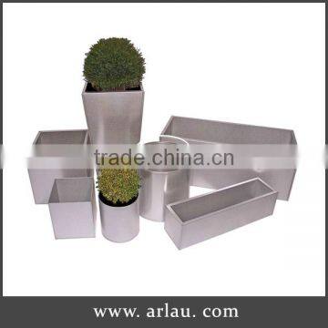 Large Stainless Steel Flower Growing Hot Shape Plant Pot