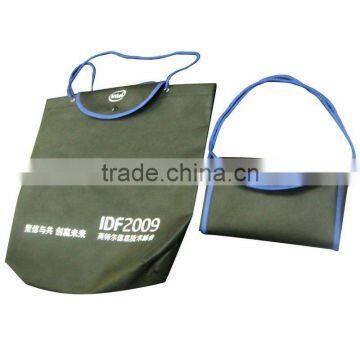 Nonwoven Folded Bag With Plastic Button
