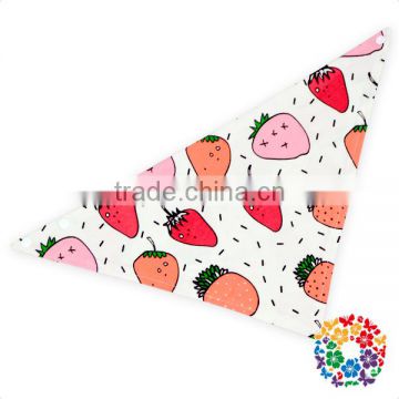 New Style Bandana Baby Drool Bibs Cute Pattern Bandana Bibs Strawburry Baby Bandana Bibs