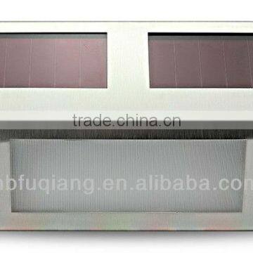 FQ-529 Modern Wall Mounted Stainless Steel Garden Solar Stair Step Lights With CE and ROHS Certificates photo-2