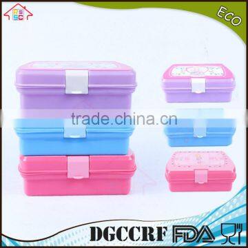 NBRSC Kids Lunch Box Bread Sandwich Keeper Snack Plastic Container Reuseable Container photo-2