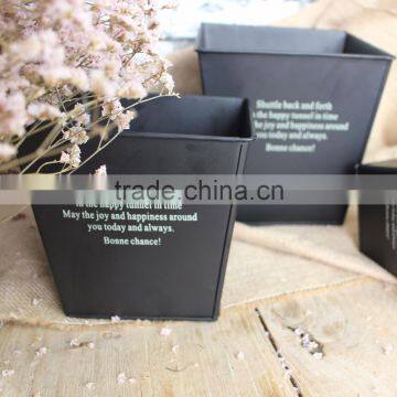 2016 Popular in Europe Square Metal Flower Planter pot