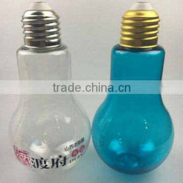 Christmas Gift Bottles Clear Light Bulb PET Plastic Decorative Bottle photo-5