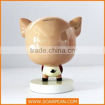 Customozed Fiberglass Vivid Cute Pig Cartoon Statue photo-4