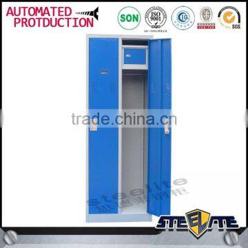 2 Door Steel Lockable Wardrobe Steel Locker Cabinet photo-3