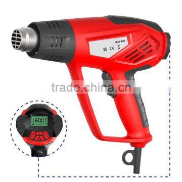 Adjustable Temperature LCD Display Power Hot Air Gun Machine Portable Electric Hot Wind Gun