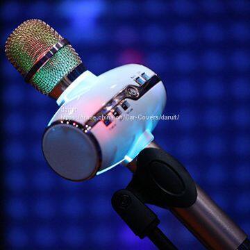 DRT H9 Wireless Karaoke Microphone 2017 New Bass Diaphragm Karaoke Microphone for Home Theatre Outdoor KTV photo-4