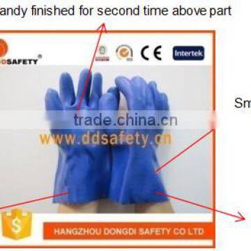 DDSAFETY Hot Sale Blue Pvc Working Glove