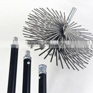 steel wire chimney brush using for fireplace