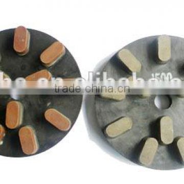 8 inch,10 inch Resin segment polishing plate for stone Use by 1pc one head automachine line