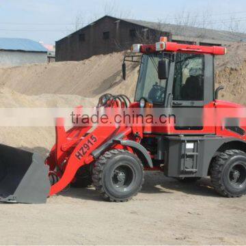 HZM 1.5ton zl15 small loader with xinchai490bpg engine