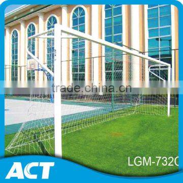 8x24ft standard size fixed aluminum soccer goals