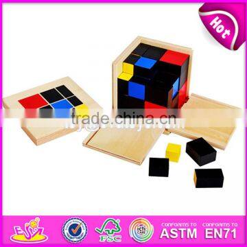 2017 New Design Educational Blocks Wooden Montessori Toddler Materials W12F016 photo-5