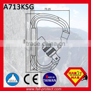 25KN Big D Type Mountain Climbing Aluminum Carabiner With CE & UIAA photo-2