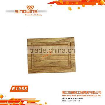 E1071 High Quality Natural Rubber Wood Cutting Board photo-5