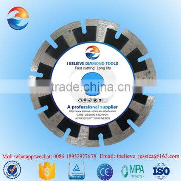 Flush cutter diamond blade with T segment for cutting granite