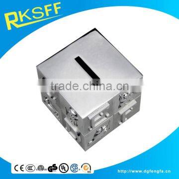 Cube Silver Alphabet and Animal Money Bank/coin Bank Box for Kid Christmas Gift photo-5