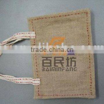 Screen Printing Jute Handbag, Shopping Bag photo-3