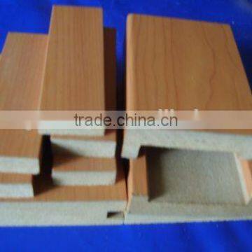 Colorful Wood Verneered or Woodgrain Paper Veneered Moulding