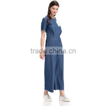 Domin Fashion Latest Denim Styles Jumpsuits Women 2016 photo-5
