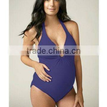 Maternal America One Piece Halter Maillot