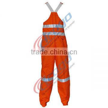 men's working flame resistant cotton bib overalls