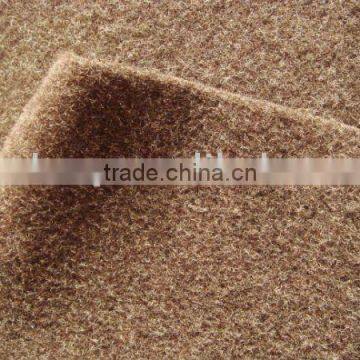 Cut velvet-woolen fabric