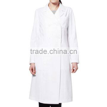 Doctor Gown 100% Cotton or 30% Cotton 70% Polyester White Lab Coat Medical Lab Coat photo-3