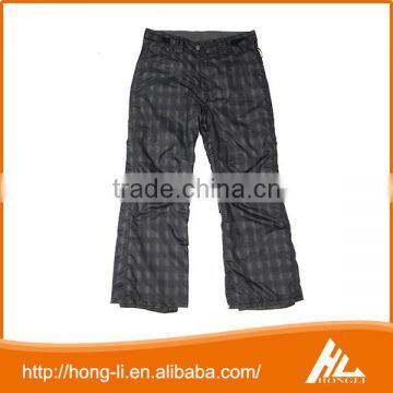 Customized size 100% polyester comfortable winter keep warm ski pants men