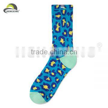 Custom Leopard Ankle Elite Cycling Young Teen Socks