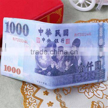 Wholesale New Design Dollar Shaped Pattern Fashion and Cheap Leather Wallet Student Wallets photo-6