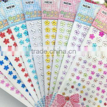 2017 Wholesale Customized Shape Custom Self Adhesive Acrylic Rhinestone Crystal Diamond Sticker For Car Decoration photo-5