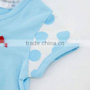 2017 Wholesale Baby Girl t Shirt Organic Cotton Baby t Shirt Blank photo-3